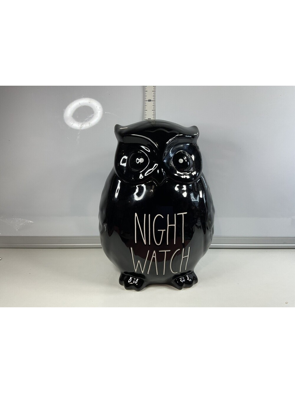 Rae Dunn Nightwatch Owl Figurine 8”
